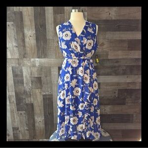 NWT! Jessica Howard wrap dress size 14 feminine floral quiet luxury garden party